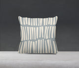 Clayton Striped Spun Polyester Indoor/Outdoor Reversible Throw Pillow