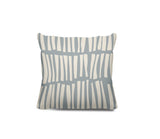 Clayton Striped Spun Polyester Indoor/Outdoor Reversible Throw Pillow