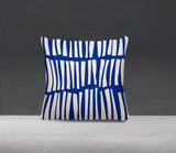 Clayton Striped Spun Polyester Indoor/Outdoor Reversible Throw Pillow