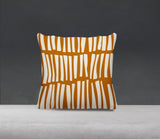 Clayton Striped Spun Polyester Indoor/Outdoor Reversible Throw Pillow
