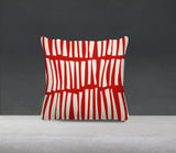 Clayton Striped Spun Polyester Indoor/Outdoor Reversible Throw Pillow
