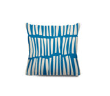 Clayton Striped Spun Polyester Indoor/Outdoor Reversible Throw Pillow