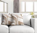 Clegg Abstract Reversible Indoor/Outdoor Square Pillow