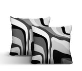 Clegg Abstract Reversible Indoor/Outdoor Square Pillow