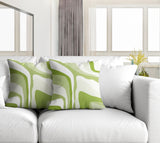 Clegg Abstract Reversible Indoor/Outdoor Square Pillow