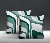 Clegg Abstract Reversible Indoor/Outdoor Square Pillow