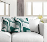 Clegg Abstract Reversible Indoor/Outdoor Square Pillow