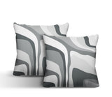 Clegg Abstract Reversible Indoor/Outdoor Square Pillow