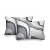 Clegg Abstract Reversible Indoor/Outdoor Rectangular Pillow
