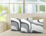 Clegg Abstract Reversible Indoor/Outdoor Rectangular Pillow