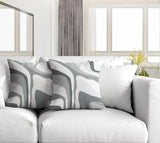 Clegg Abstract Reversible Indoor/Outdoor Square Pillow