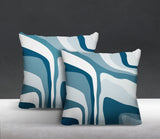 Clegg Abstract Reversible Indoor/Outdoor Square Pillow