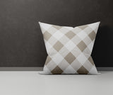 Clementine Checkered Reversible Indoor/Outdoor Square Pillow