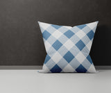 Clementine Checkered Reversible Indoor/Outdoor Square Pillow