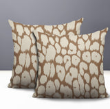Clio Zebra Print Indoor/Outdoor Reversible Square Pillow