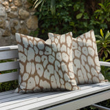 Clio Zebra Print Indoor/Outdoor Reversible Square Pillow