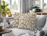 Clio Zebra Print Indoor/Outdoor Reversible Square Pillow