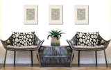 Clio Zebra Print Indoor/Outdoor Reversible Rectangular Pillow