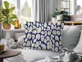 Clio Zebra Print Indoor/Outdoor Reversible Square Pillow