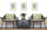Clio Zebra Print Indoor/Outdoor Reversible Rectangular Pillow