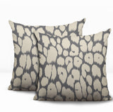 Clio Zebra Print Indoor/Outdoor Reversible Square Pillow