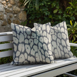 Clio Zebra Print Indoor/Outdoor Reversible Square Pillow