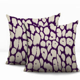 Clio Zebra Print Indoor/Outdoor Reversible Square Pillow