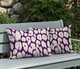 Clio Zebra Print Indoor/Outdoor Reversible Rectangular Pillow