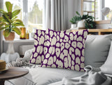Clio Zebra Print Indoor/Outdoor Reversible Square Pillow