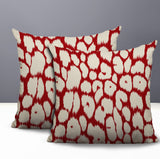 Clio Zebra Print Indoor/Outdoor Reversible Square Pillow