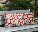 Clio Zebra Print Indoor/Outdoor Reversible Rectangular Pillow