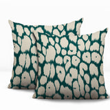 Clio Zebra Print Indoor/Outdoor Reversible Square Pillow