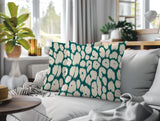 Clio Zebra Print Indoor/Outdoor Reversible Square Pillow