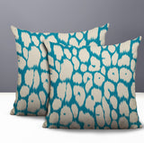 Clio Zebra Print Indoor/Outdoor Reversible Square Pillow