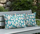 Clio Zebra Print Indoor/Outdoor Reversible Rectangular Pillow