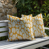 Clio Zebra Print Indoor/Outdoor Reversible Square Pillow