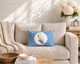 Cockatoo Indoor/Outdoor Reversible Rectangular Pillow