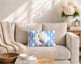 Cockatoo Indoor/Outdoor Reversible Rectangular Pillow