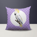 Cockatoo Indoor/Outdoor Reversible Square Pillow