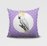 Cockatoo Indoor/Outdoor Reversible Square Pillow