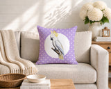 Cockatoo Indoor/Outdoor Reversible Square Pillow