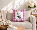 Cockatoo Indoor/Outdoor Reversible Square Pillow