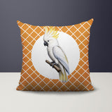 Cockatoo Indoor/Outdoor Reversible Square Pillow