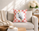 Cockatoo Indoor/Outdoor Reversible Square Pillow