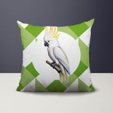 Cockatoo Indoor/Outdoor Reversible Square Pillow
