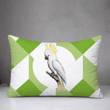 Cockatoo Indoor/Outdoor Reversible Rectangular Pillow