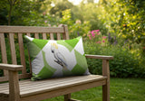 Cockatoo Indoor/Outdoor Reversible Rectangular Pillow