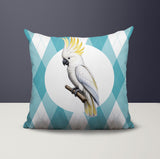 Cockatoo Indoor/Outdoor Reversible Square Pillow