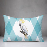 Cockatoo Indoor/Outdoor Reversible Rectangular Pillow