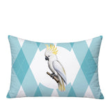 Cockatoo Indoor/Outdoor Reversible Rectangular Pillow